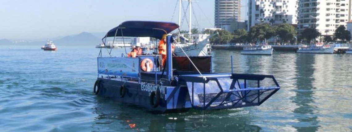 Santos começa a usar ecoboats para preservar os oceanos