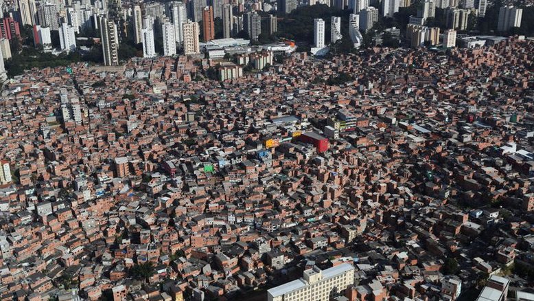 Favela de Paraisópolis, em São Paulo