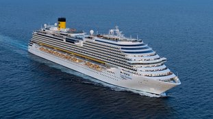 Navio Costa Diadema, um dos que será utilizado na COP30 - Foto: reprodução/cop30.br